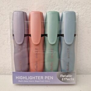 NEW DISCONTINUED Zeyar Highlighter Pens METALLIC Effects Mystic Gems